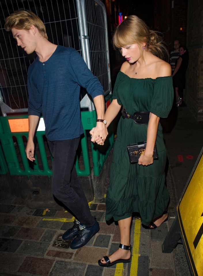 Taylor switched back to heels during her relationship with 6ft 2in actor Joe Alwyn