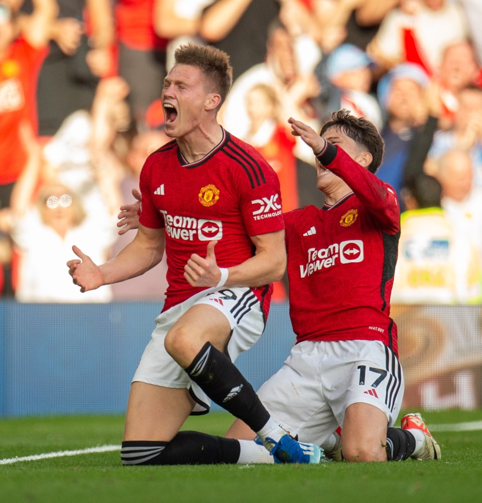 Scott McTominay lets out a primal roar after bagging the last-gasp winner