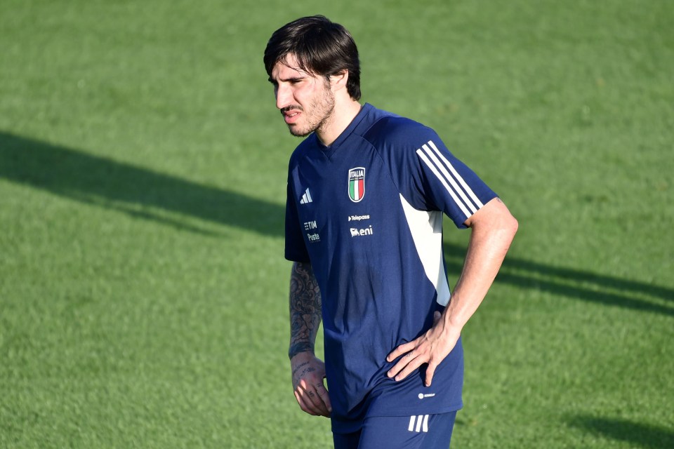 Sandro Tonali was removed from the Italian squad during the international break as a result of the allegations against him