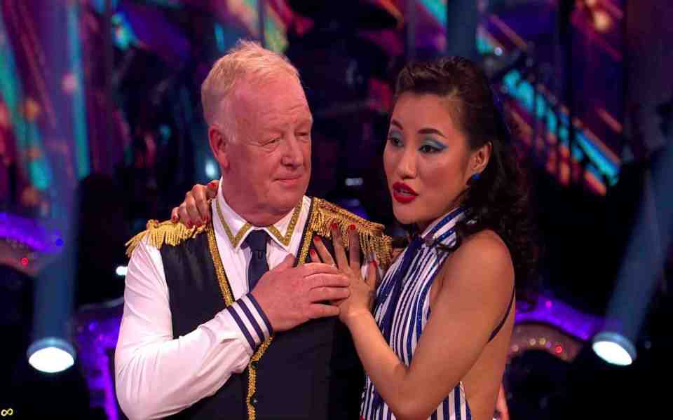 It came after Les Dennis was booted off the show for his sailor-themed Samba