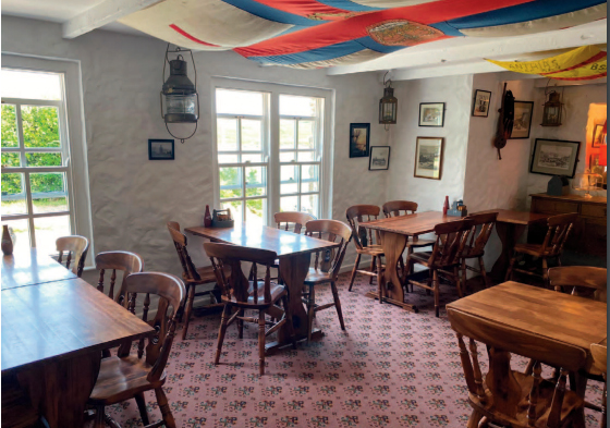 The pub is on the island of St Agnes