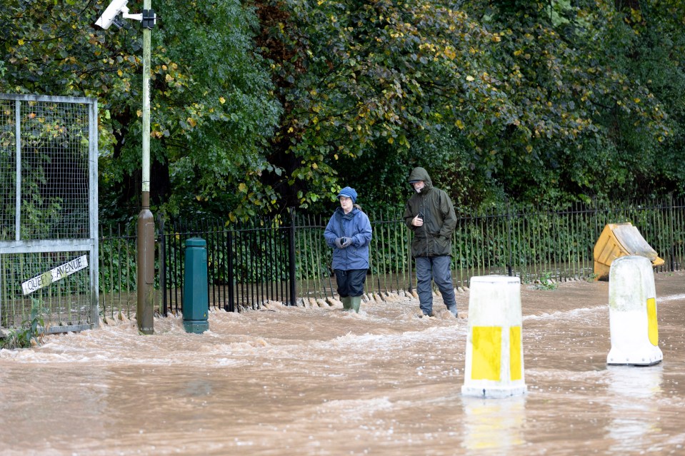 Flooding in parts of Scotland, over the weekend could be a possibility again as seen here in Perth