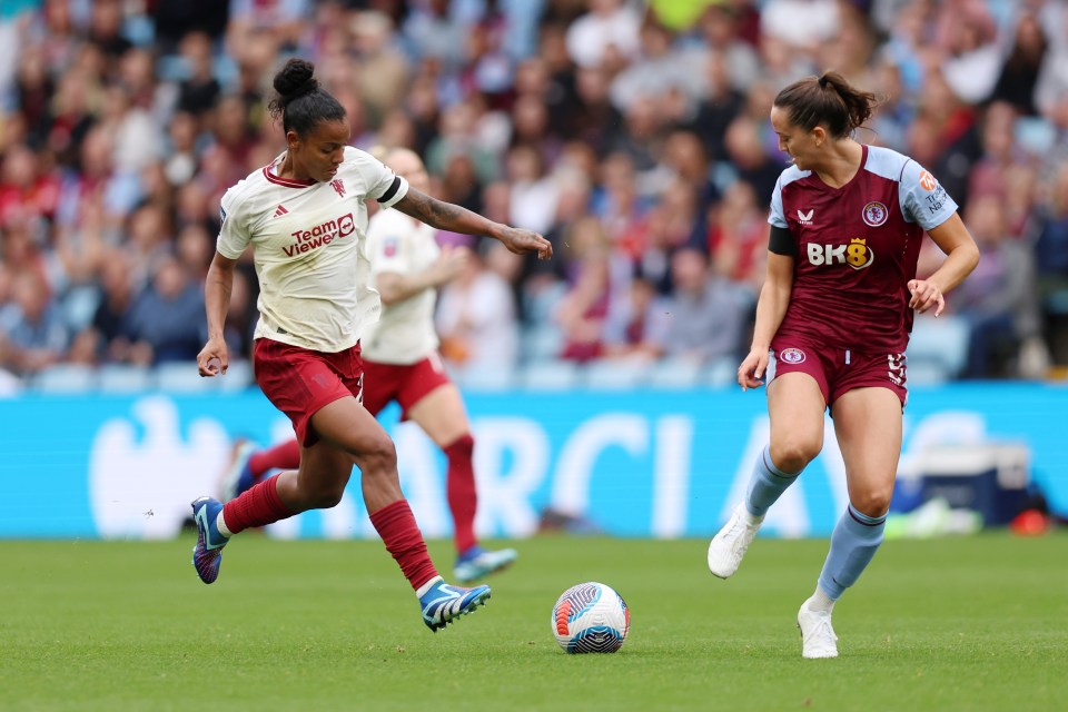 Man United forward Geyse could be set to face the Gunners for the first time in the WSL