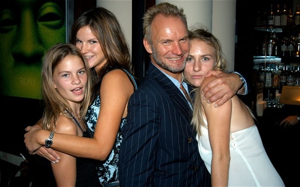 Sting said he wouldn't be leaving an inheritance for his kids