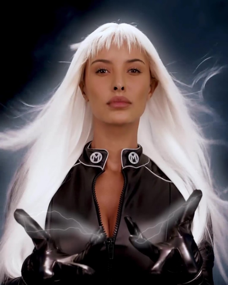 Maya Jama transformed into X-Men character Storm