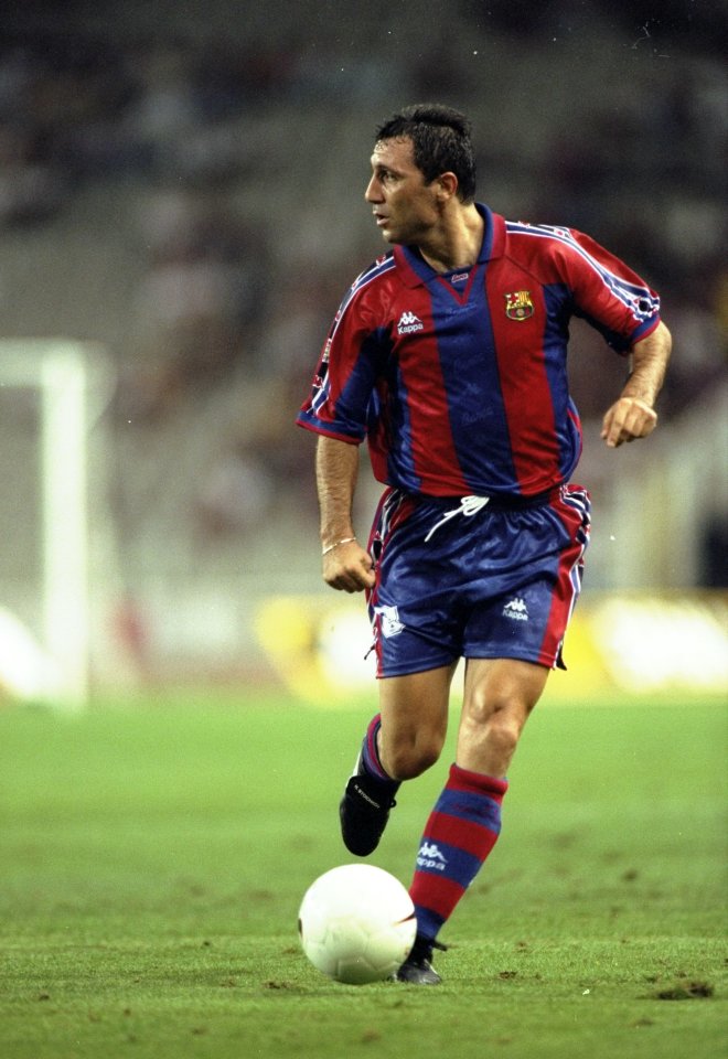 Hristo Stoichkov was nicknamed The Dagger during his playing career