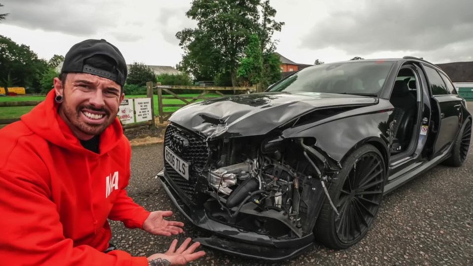 Mat Armstrong bought a car wreck at auction and restored it in 24 hours