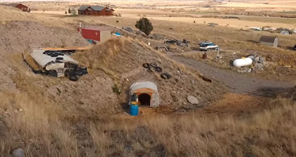 The area in Paradise Valley in Montana is made up of more than 50 bunkers that were built to prepare for nuclear fallout