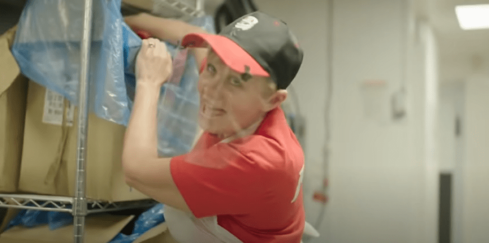 The Channel 4 show met KFC worker Anne who made 200 litres of gravy a day