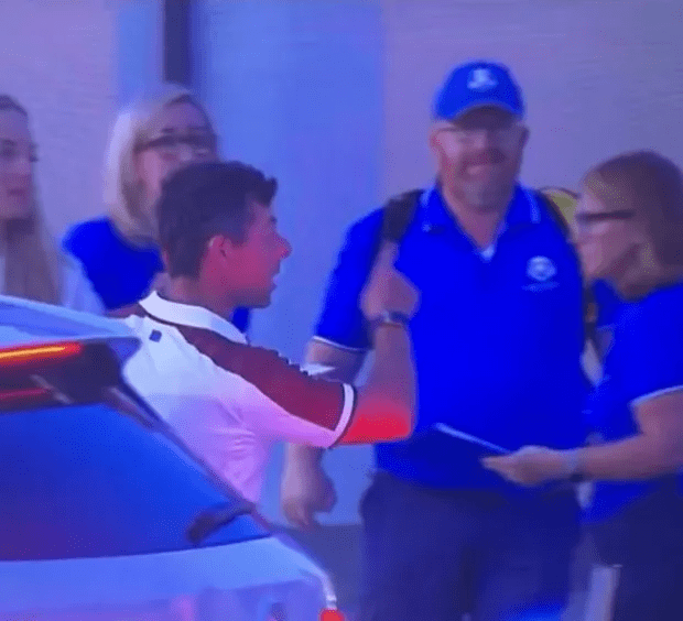 McIlroy had a bust-up in the car park with the US team