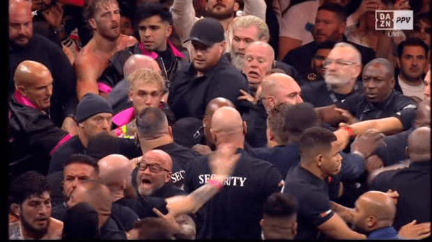 There was chaos after the Logan Paul fight with Dillon Danis