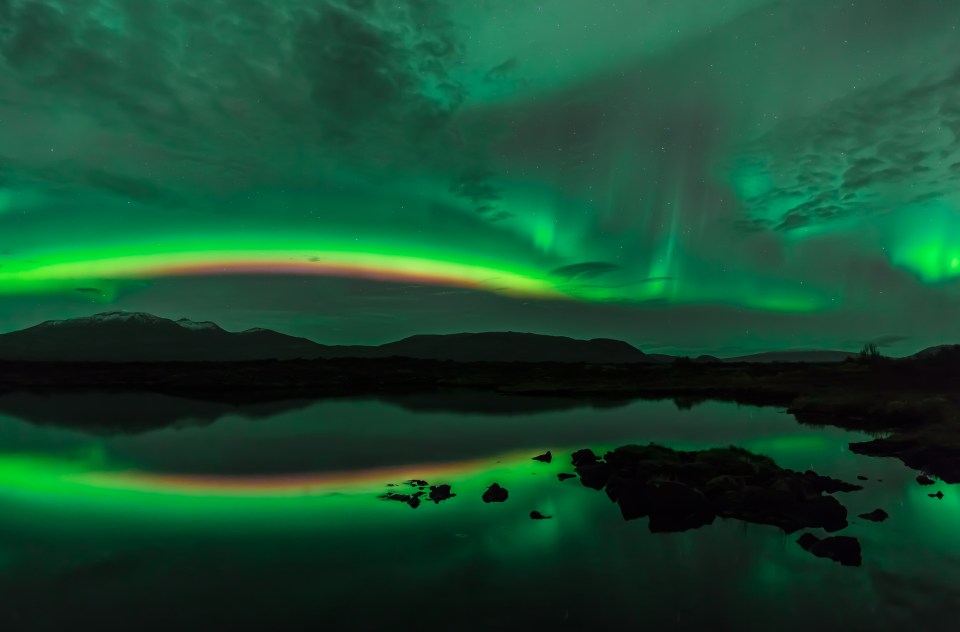 The northern lights can sometimes be seen in the UK during the winter months