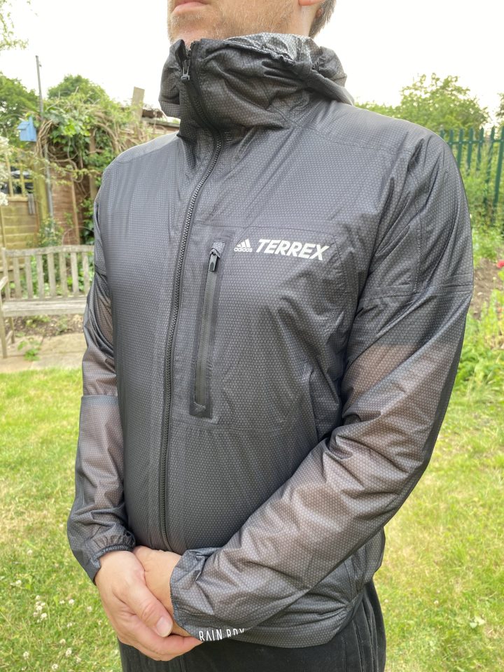 This TERREX jacket is totally waterproof