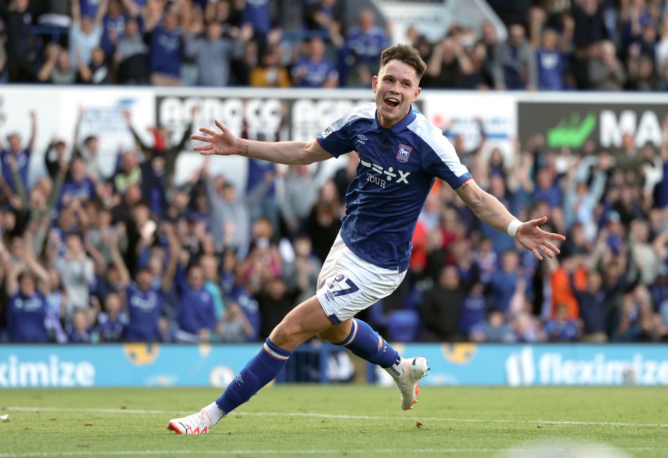 George Hirst is starring for high-flying Ipswich