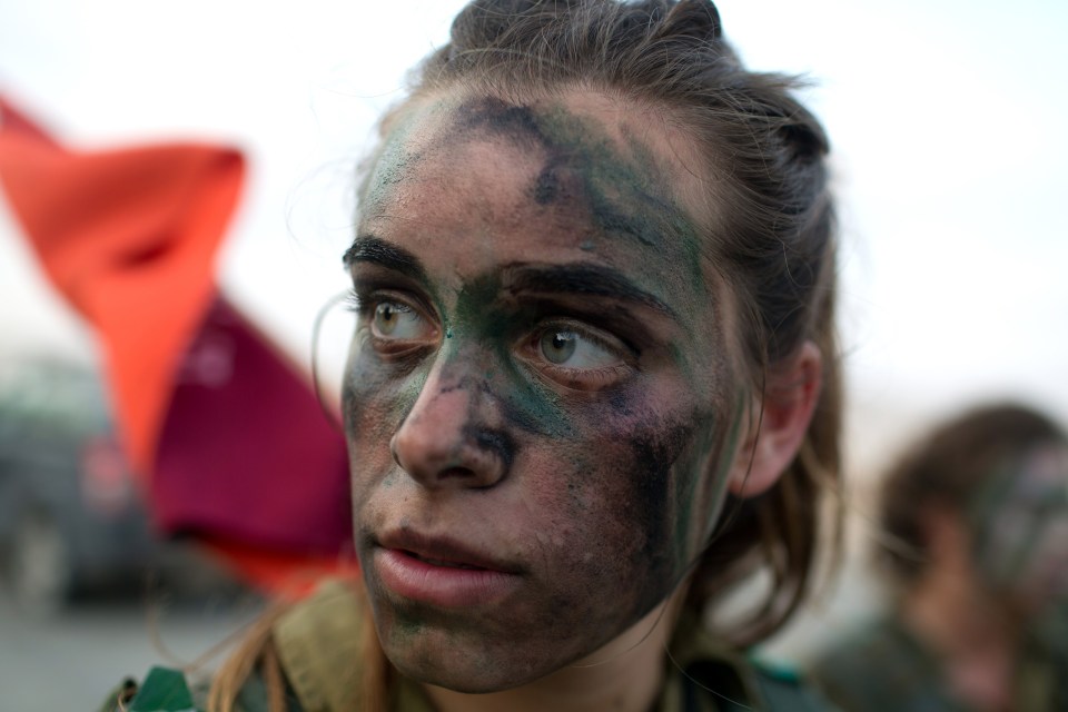 About 50,000 of Israel's 200,000 active soldiers are female