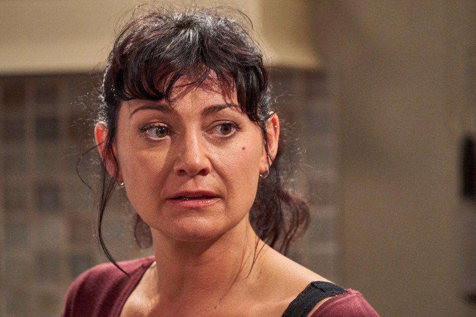 Natalie Robb has played Moira Barton on Emmerdale since 2009