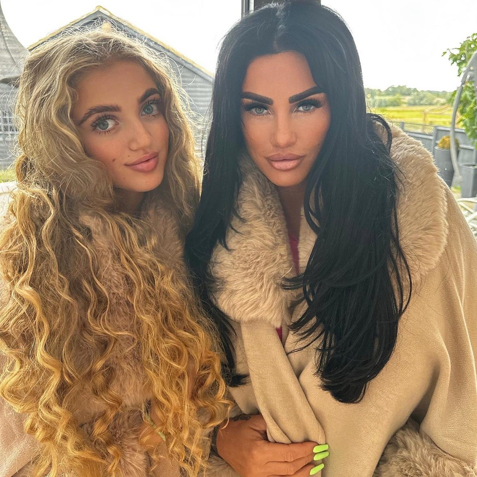 2. Katie Price with daughter Princess