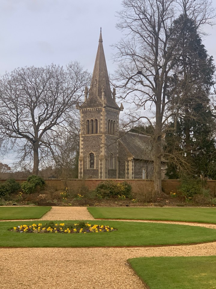 The picturesque venue chosen for the big day