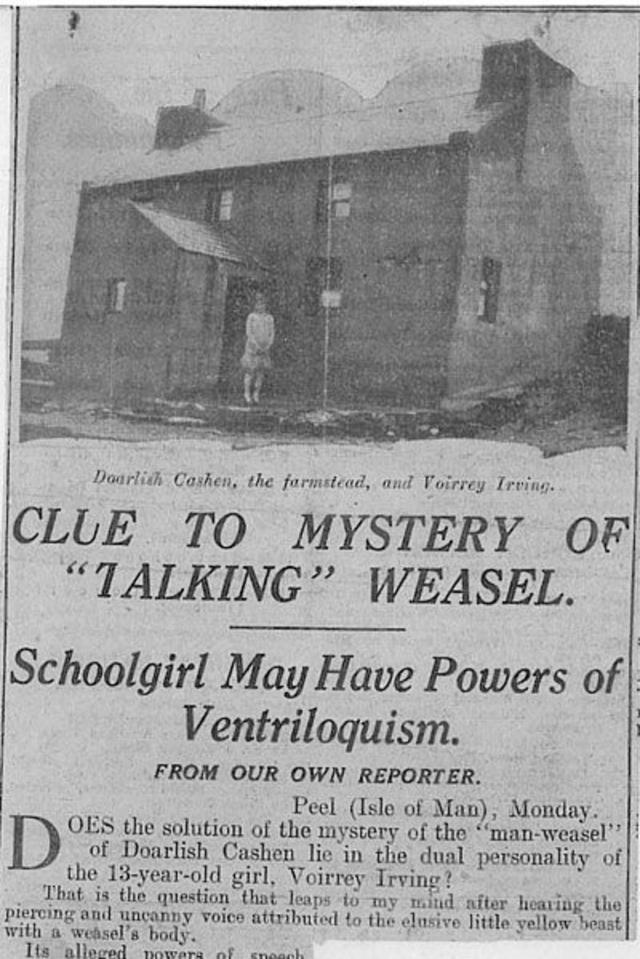 A theory developed that Voirrey had ventriloquism skills that she made into Gef