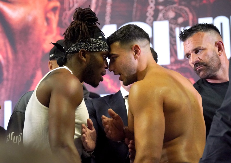 Tommy Fury and KSI are set to do battle on Saturday night