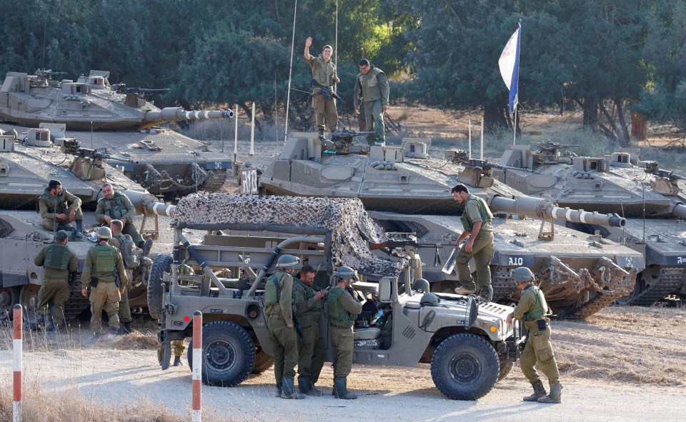 Israeli forces have congregated near Gaza