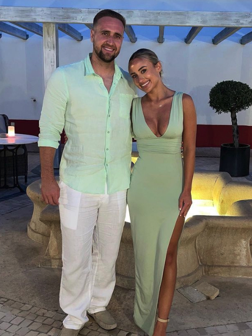 Liam Livingstone and Olivia enjoyed a break in Portugal in the summer