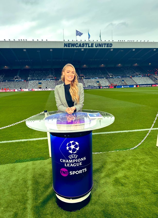 Laura is the new face of TNT Sports’ Champions League coverage