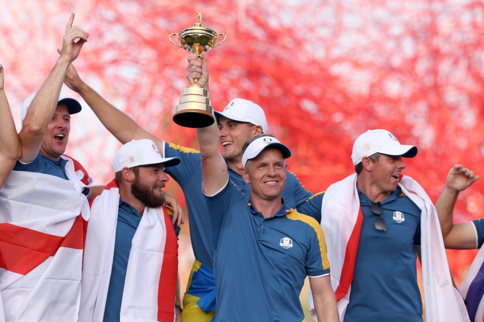 Luke Donald said he was "proud" of all 12 of his "gladiators"