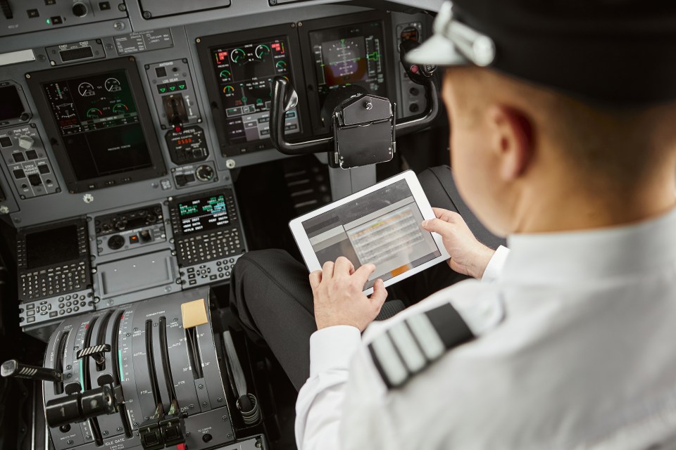 Pilots and airline staff change their clocks before they fly to avoid jet lag (stock image)