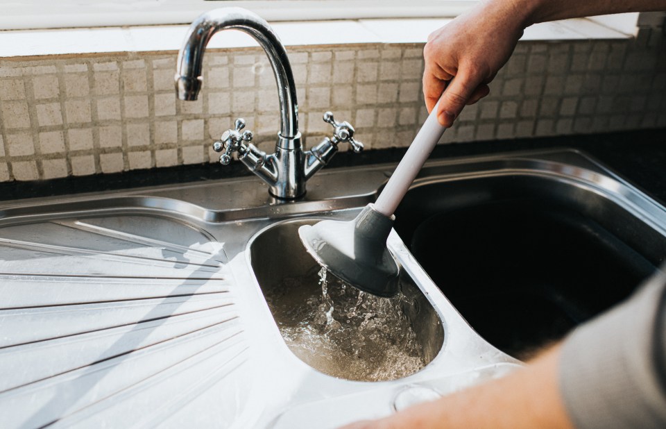 A plumber has revealed how to unblock drains without a plunger