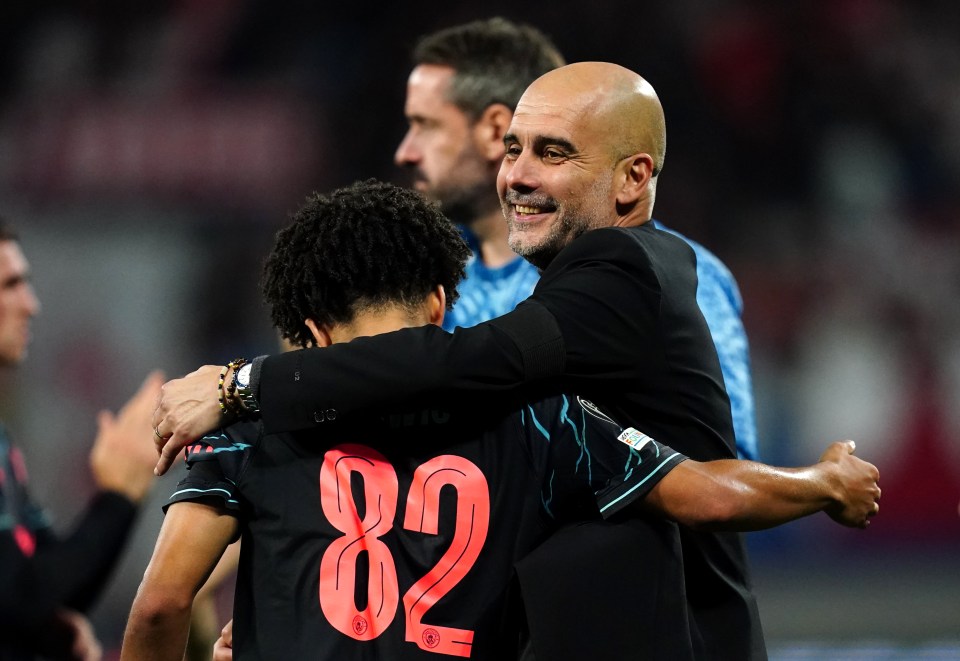 Pep Guardiola lavished praise on the 18-year-old