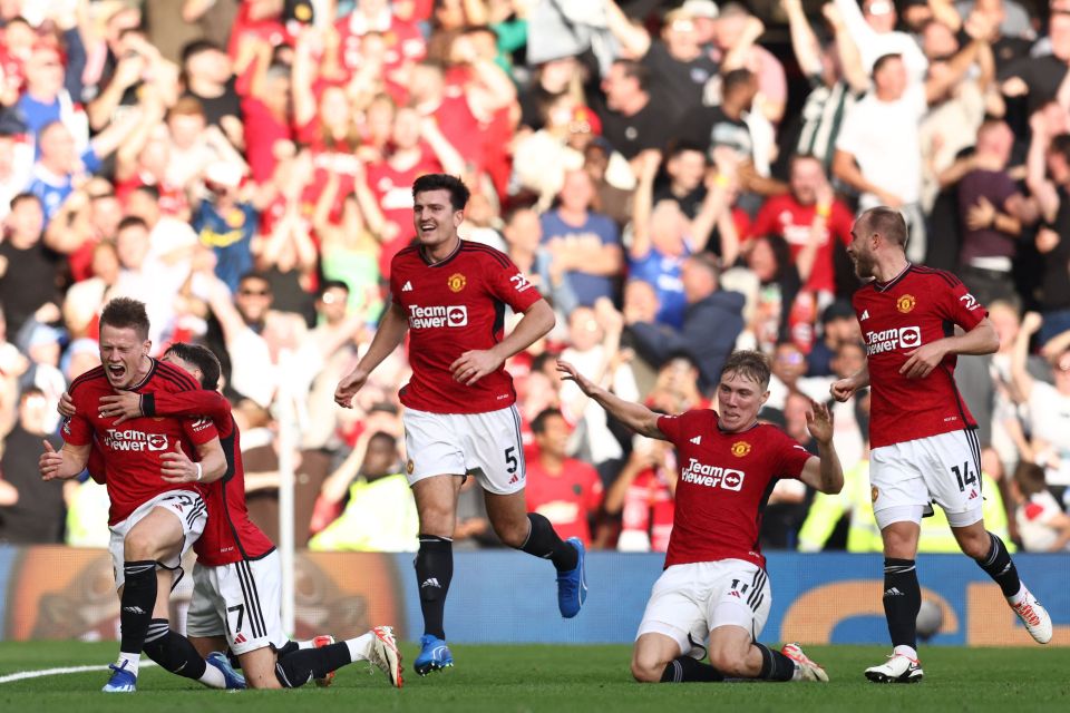 United players have been accused of over-celebrating