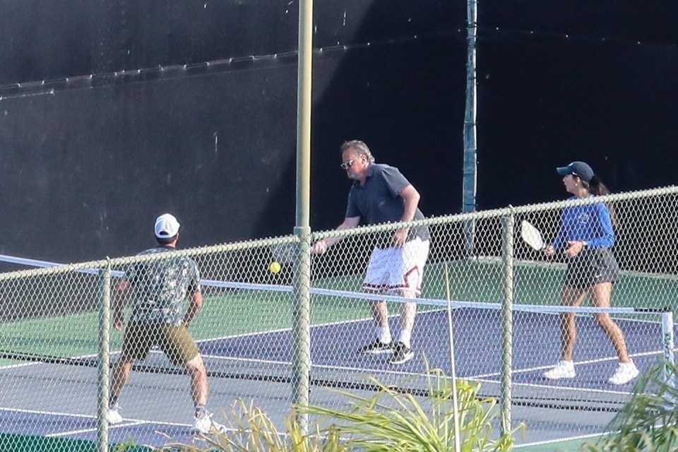 Matthew was snapped during a friendly game of Pickleball, on the morning of his death