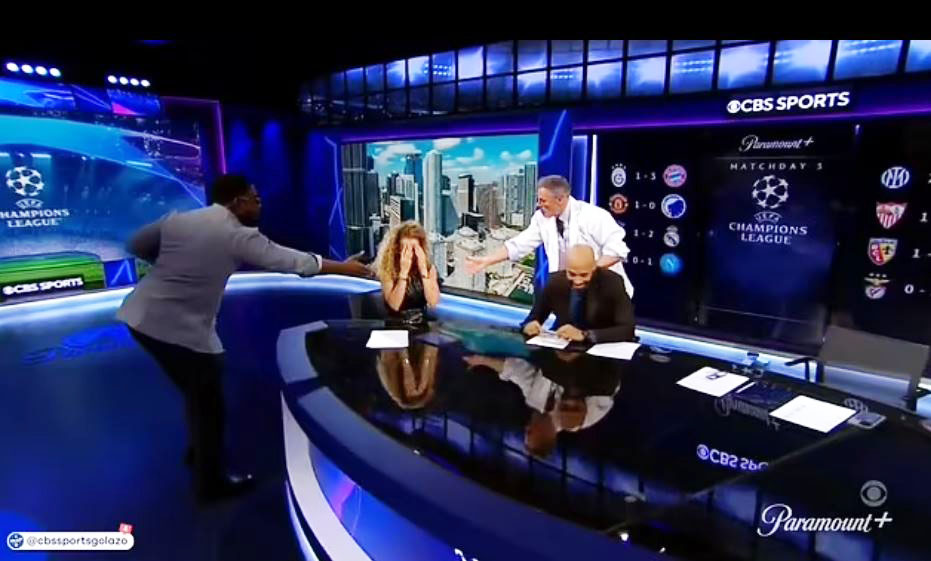 The duo unsuccessfully attempted to get Kate Abdo to join in