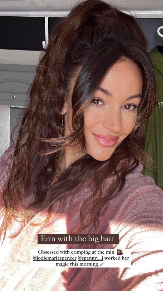 Michelle Keegan has revealed her glam new hair transformation on Instagram