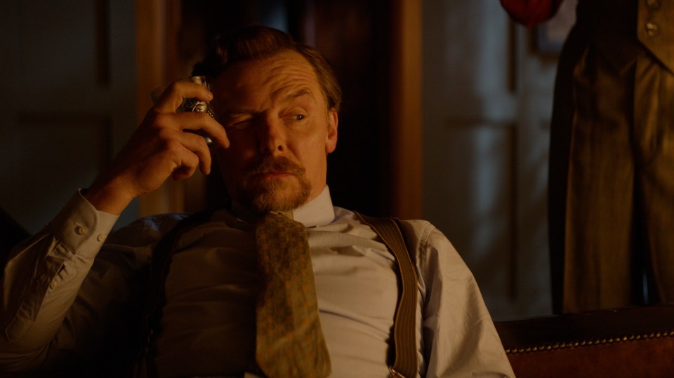 Simon Pegg stars in a new film about Nandor Fodor who investigated Gef's existence