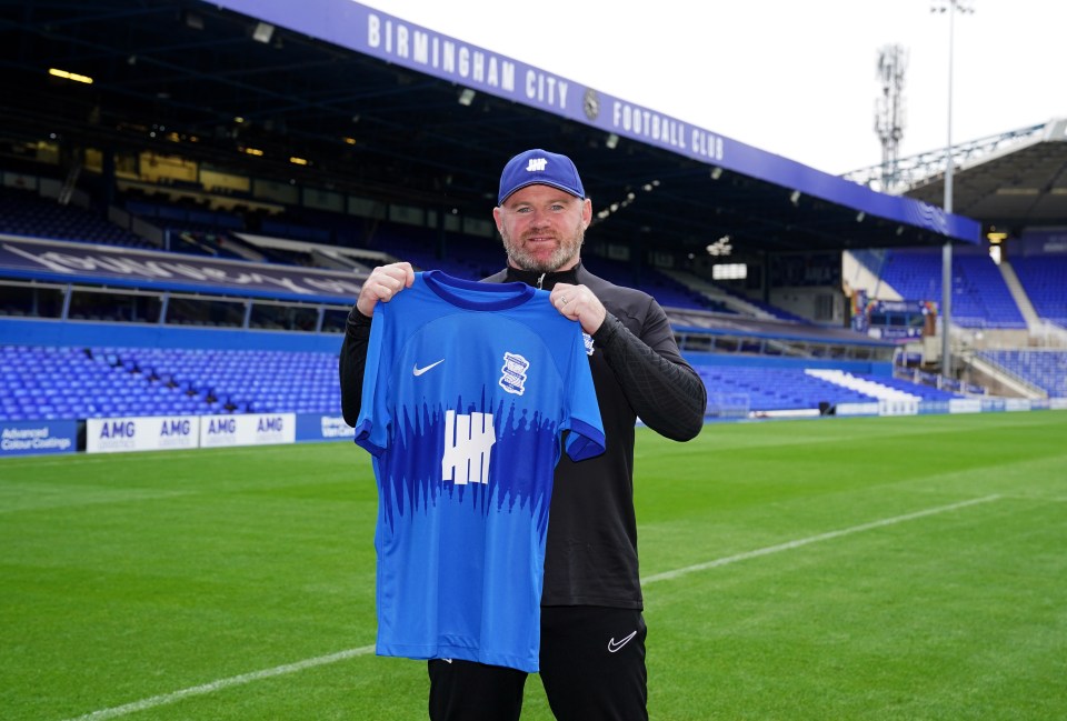 Wayne Rooney has been appointed Birmingham City manager