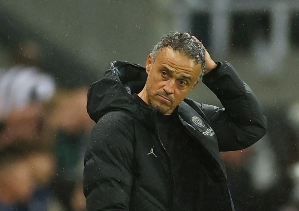 PSG boss Luis Enrique had no answer for the Magpies