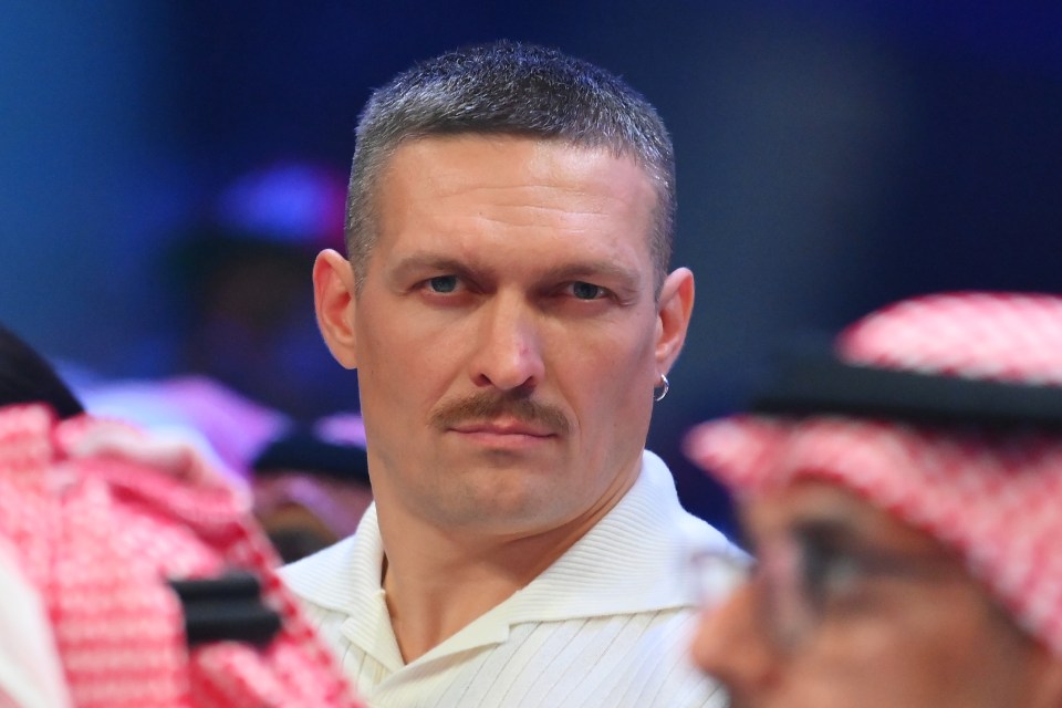 Oleksandr Usyk was ringside for Tyson Fury's lacklustre display against Francis Ngannou