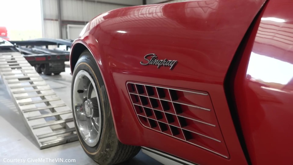 The 1979 Stingray with almost no miles on it