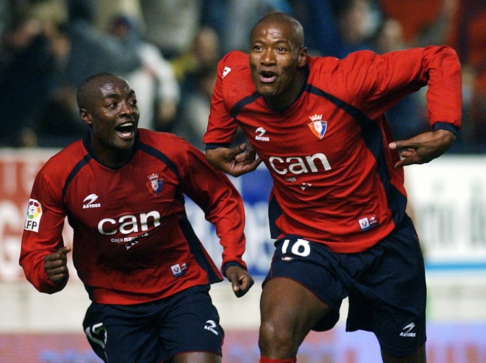 Morales, right, played for Osasuna and Malaga during his club career