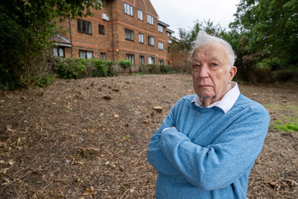 Ninety-year-old Keith Ramsell has been reported to the police by his council