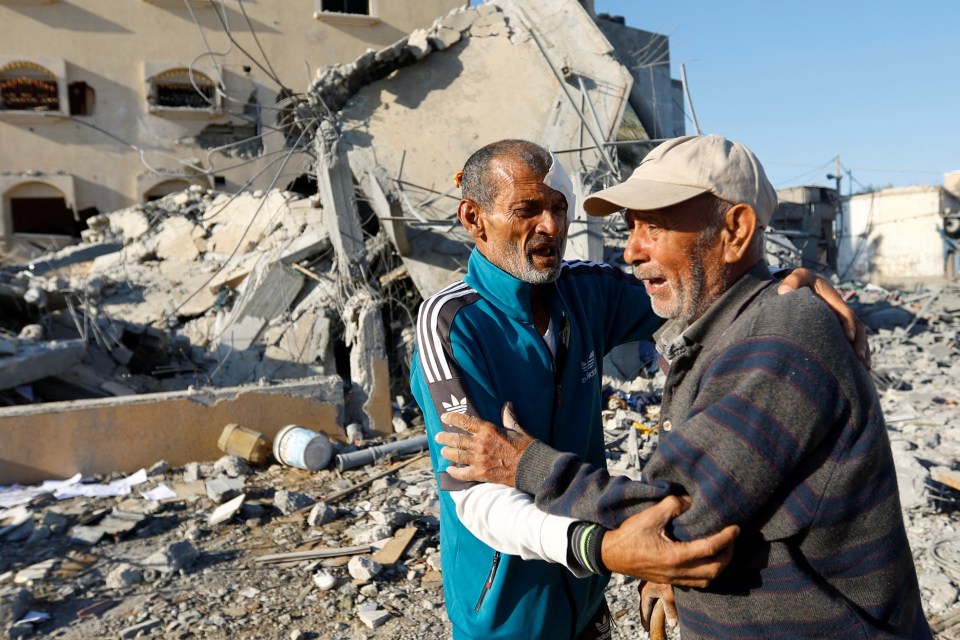 Mohammad Abu Daqa - who survived Israeli strikes that killed 8 family members - searches for three others still trapped under the rubble