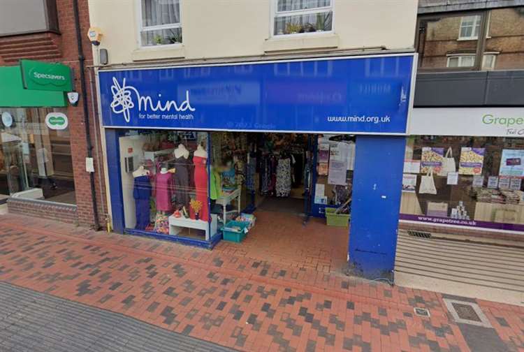 The woman was slapped with a parking fine after visiting the Mind charity shop