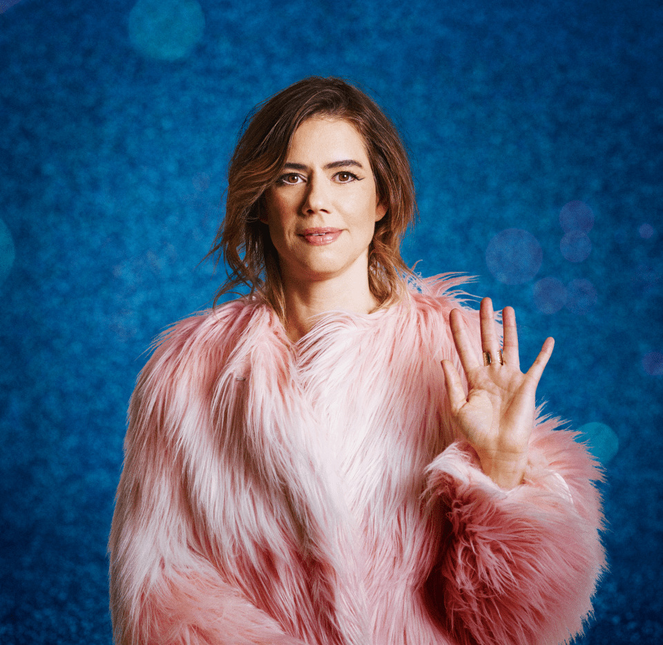 Stand-up Lou Sanders will be appearing in the next Dancing on Ice