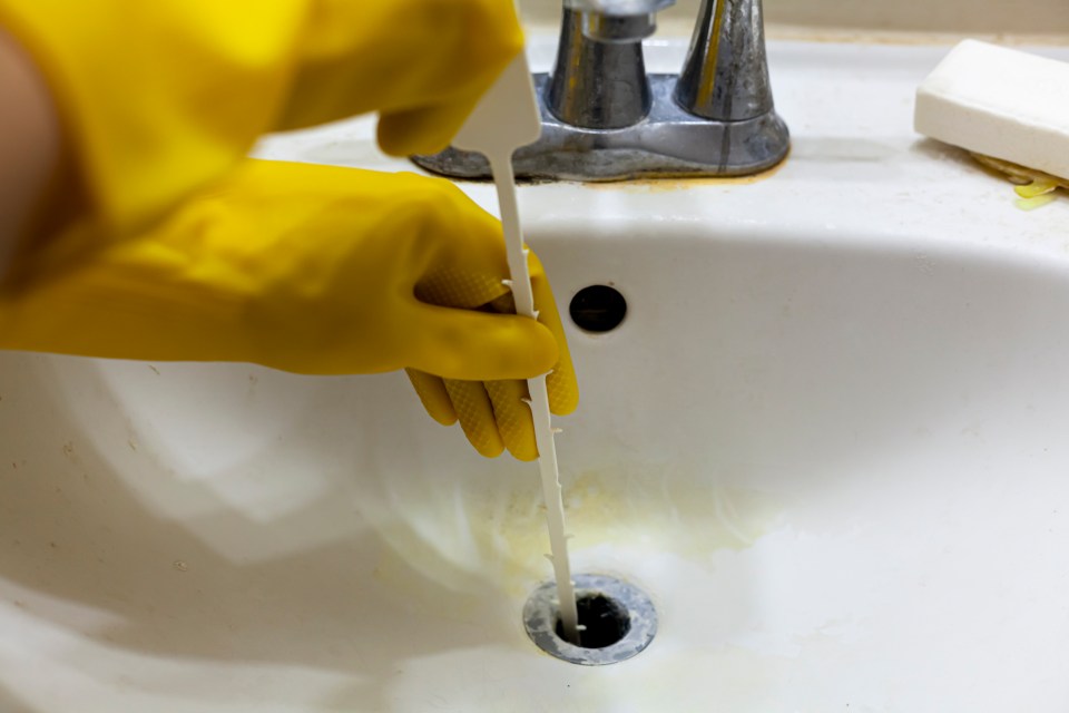 Drains can easily become blocked from hair, soap scum and other substances