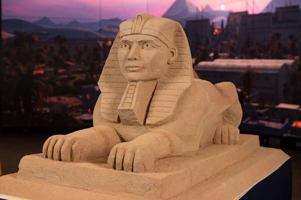 A survey revealed 17 per cent of Brits think there is a hidden maze below the paws of the Great Sphinx.