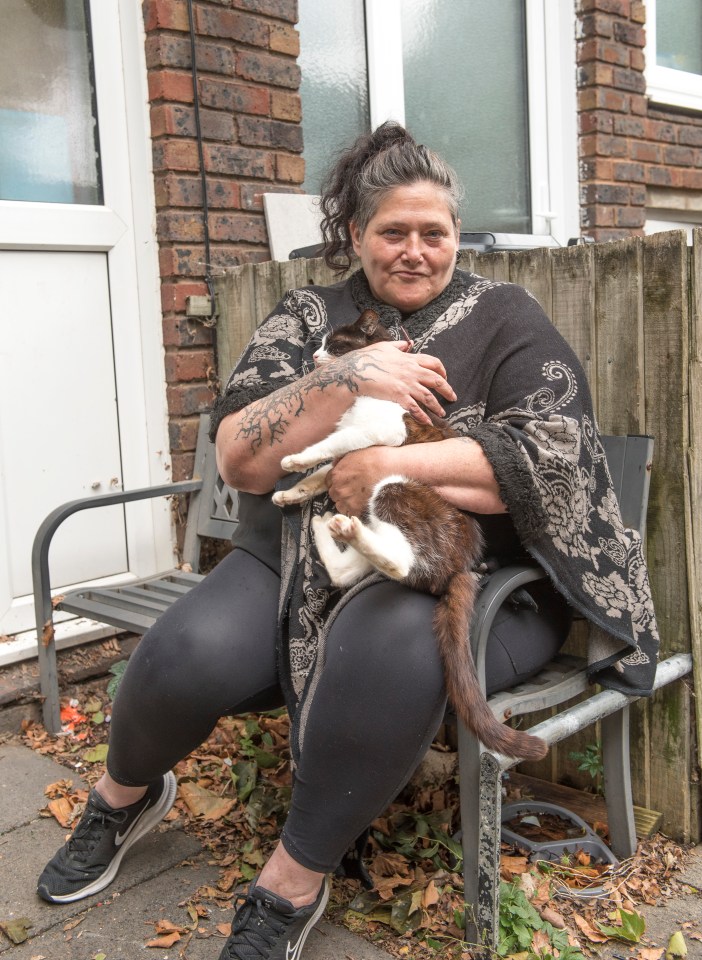 Georgina, 55, has lived in Grahame Park Estate for more than 20 years