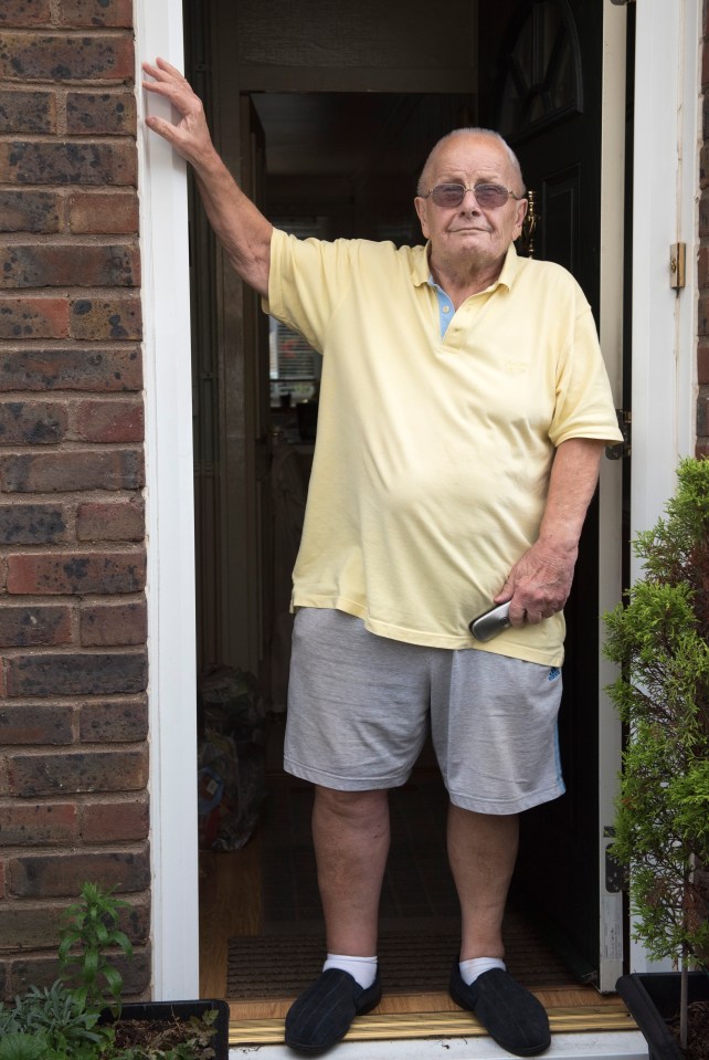 Brian Hendon, 82, doesn't want to move out because the estate is 'all he knows'