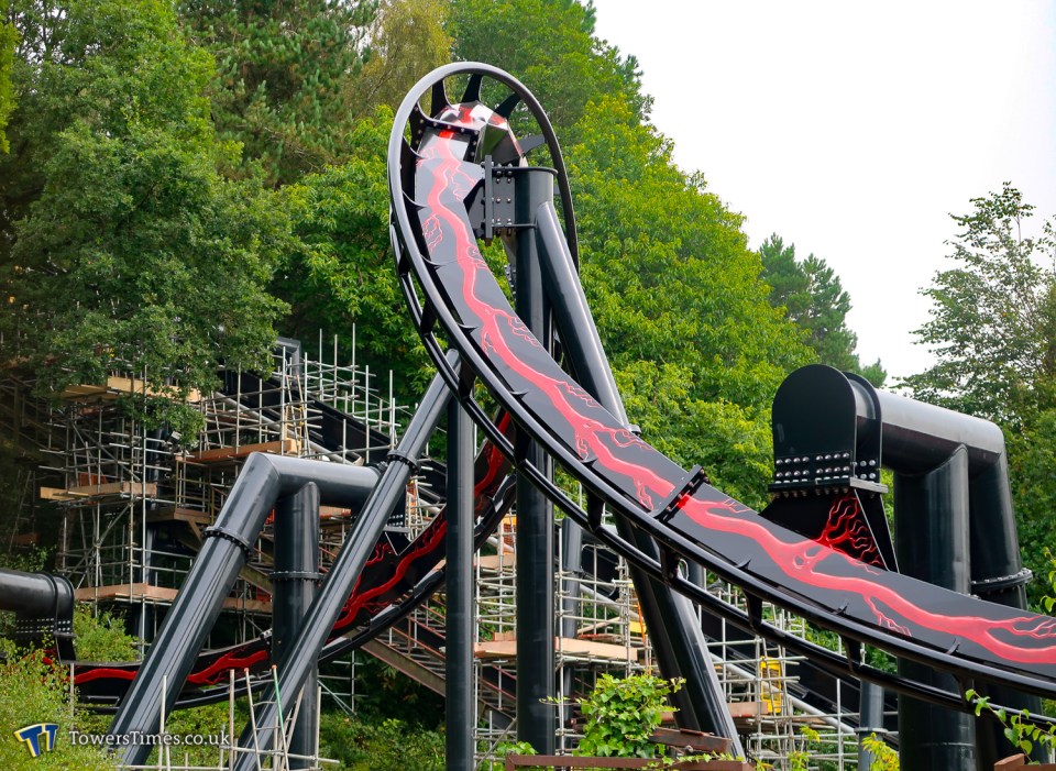 Alton Towers is rebuilding their Nemesis rollercoaster